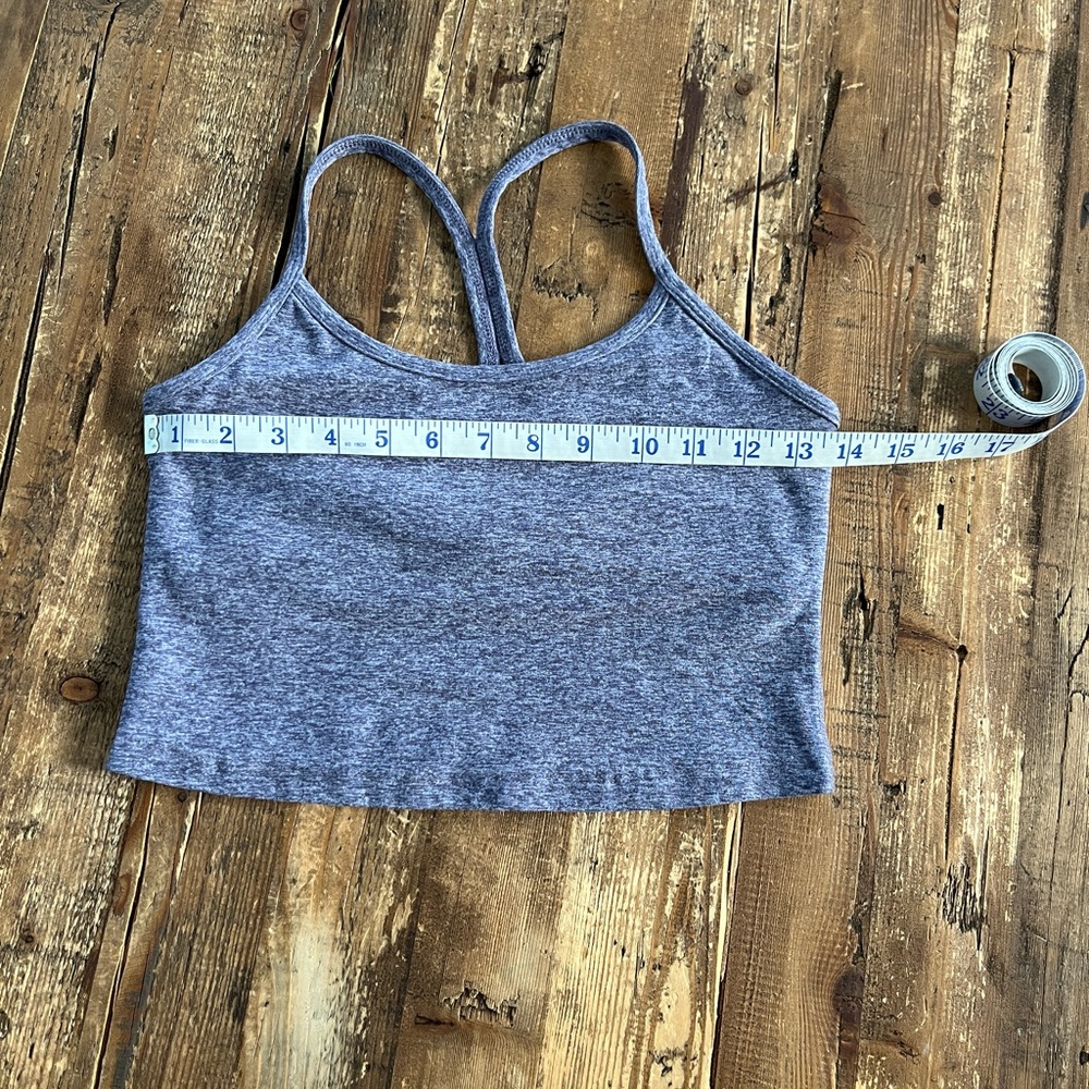 Beyond Yoga Spacedye Slim Racerback Cropped Tank purplish(?) size Small